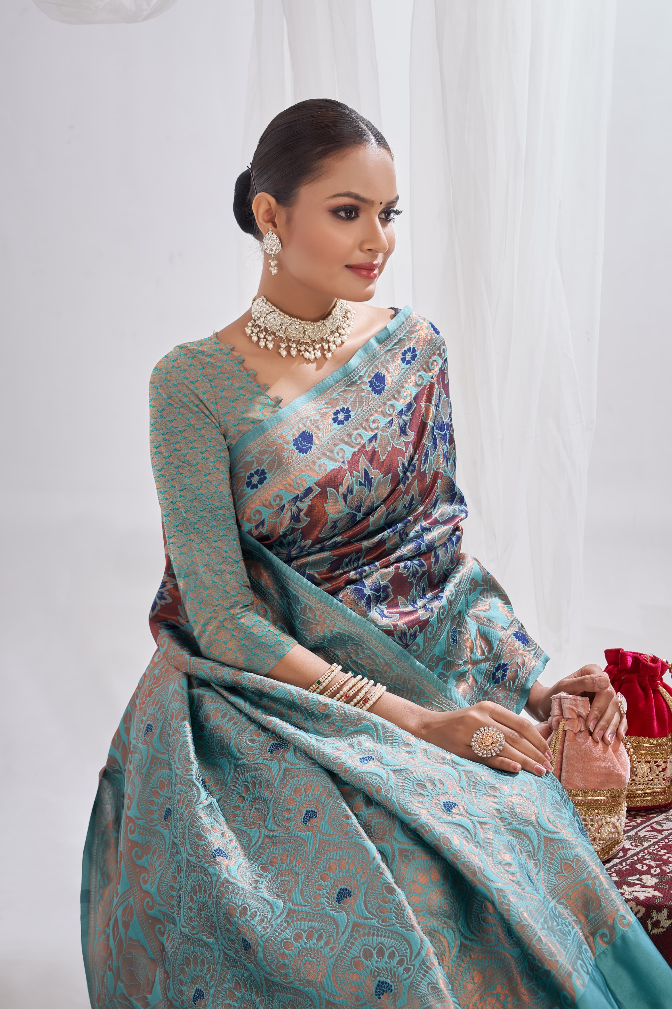 Women's Kanjivaram Soft Pure Silk Banarasi Sarees