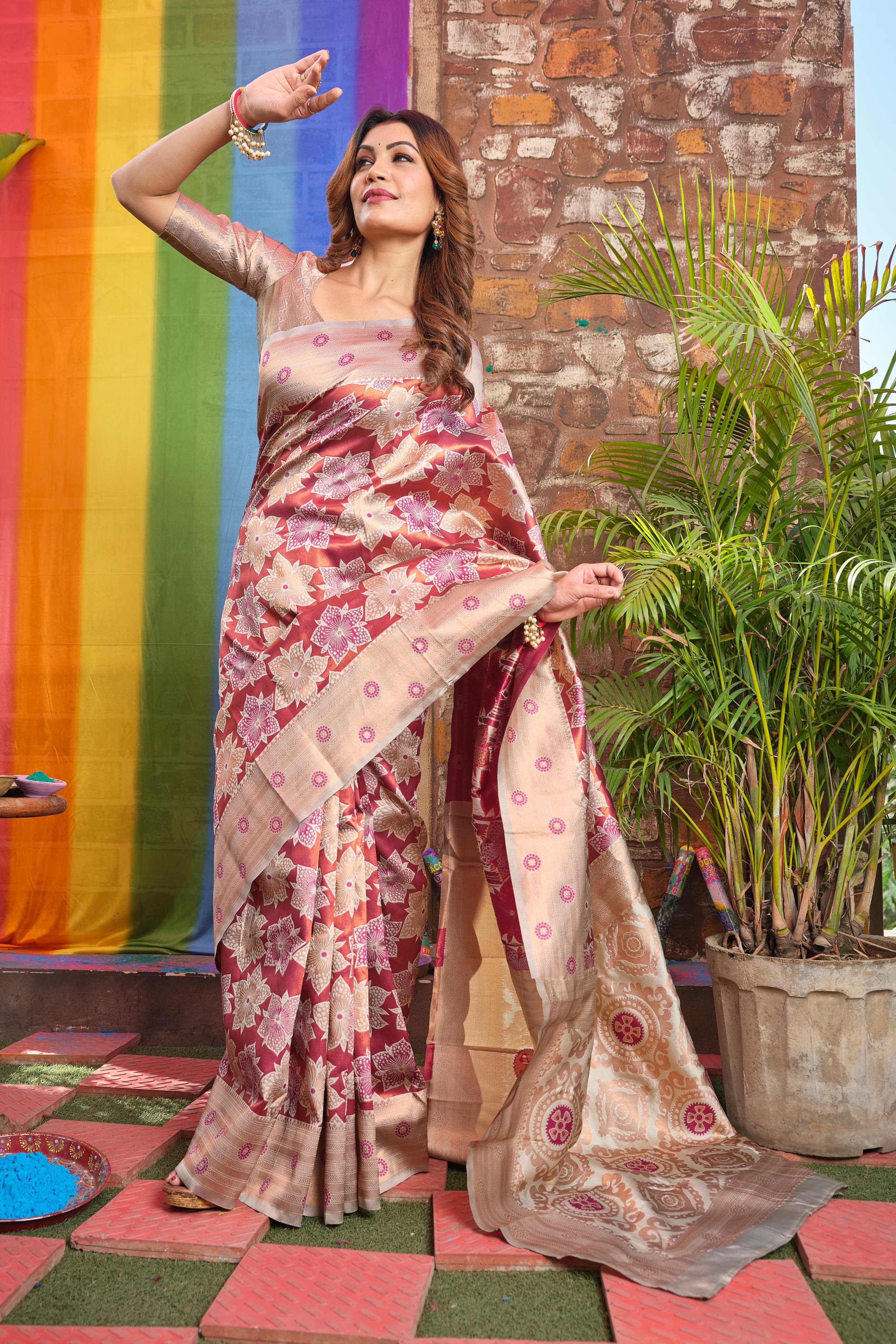 Women's Fancy Banarasi Kanjivaram Art Silk Saree
