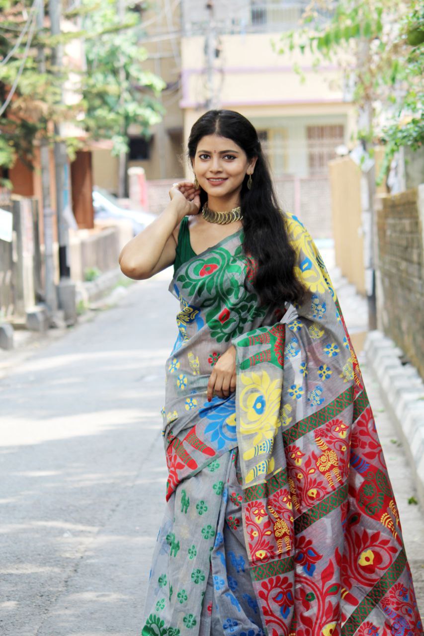 Women's Cotton Traditional Saree