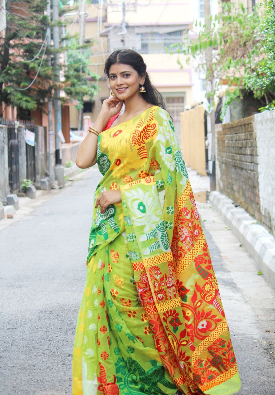 Women's Cotton Traditional Saree