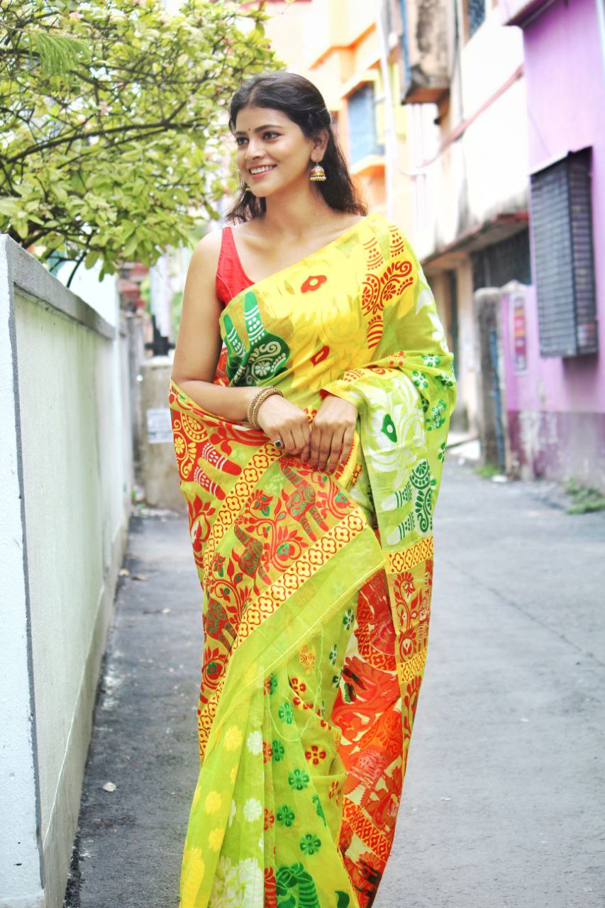 Women's Cotton Traditional Saree