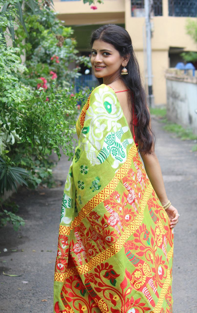 Women's Cotton Traditional Saree